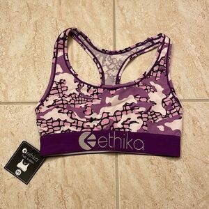Ethika Purple Camo Sports Bra
